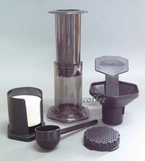 Aero press coffee maker